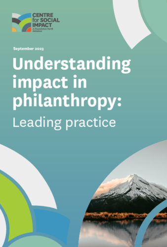 Understanding impact in philanthropy: Leading practice