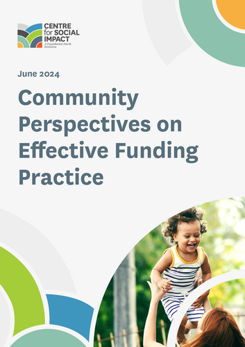Community Perspectives on Effective Funding Practice