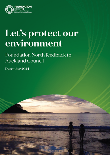 Foundation North feedback on Auckland Council pre-consultation