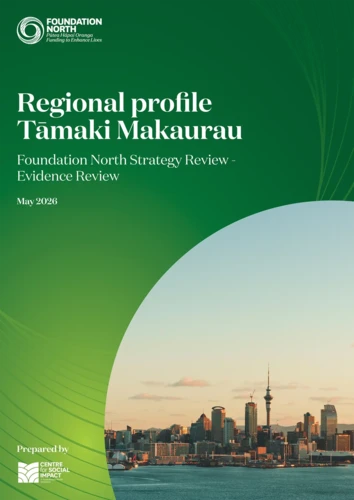 Regional profile Tāmaki Makaurau