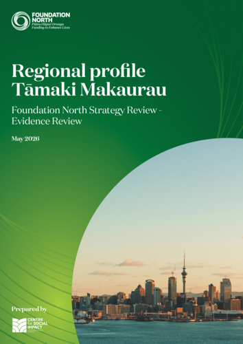 Regional profile Tāmaki Makaurau