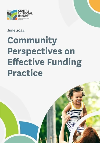 Community Perspectives on Effective Funding Practice