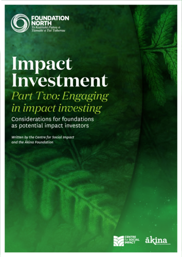 Impact Investment - Part Two: Engaging in impact investing